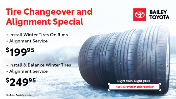 Tire Changeover and Alignment Special